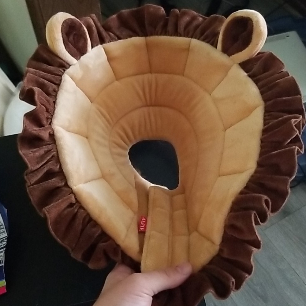 Padded Lion Pet Cone